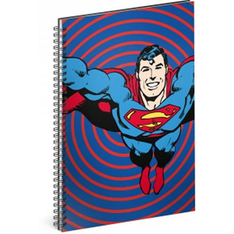 Blok - Superman/Circles, A5 linkovaný,spirálový
