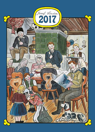 Kalendář nástěnný 2017 - Josef Lada/Doma