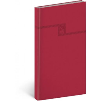 Diář 2017 - Vivella - kapesní/magenta