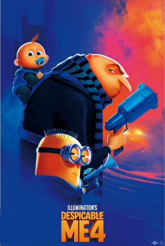 Plakát Despicable Me 4|Já, padouch 4: Gruova rodina (61 x 91,5 cm)