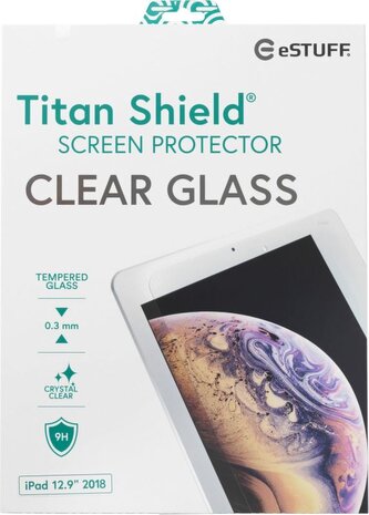 eSTUFF Titan Shield Ochranná sklo iPad Pro 13 2024 / iPad 13 Air 2024 – Čiré eSTUFF Titan Shield Ochranná sklo iPad Pro 13 2024 / iPad 13 Air 2024 – Čiré