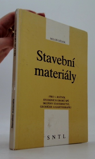 stavební meteriály pro 1. ročník studijních oborů SPŠ skupiny st