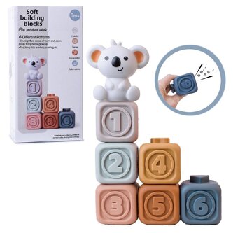 Zestaw kostek sensorycznych + koala