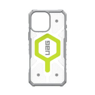 UAG Pathfinder Clear Magsafe, Active Neon - iPhone 16 Pro Max