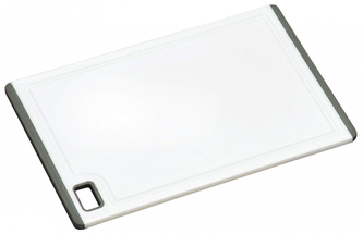 KESPER Prkénko plastové bílé, protiskluzová guma 30x20 cm