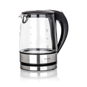 ACTIVER Konvice skleněná MADDIE 1,2 l, 1370-1630W, otočná o 360st.