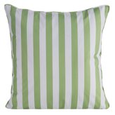 Dekorační vzorovaný venkovní polštář s výplní LINES zelená 45x45 cm Mybesthome