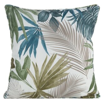 Dekorační vzorovaný venkovní polštář s výplní LEAVES 45x45 cm Mybesthome