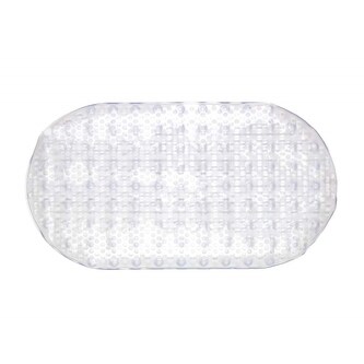 BRILANZ Podložka do vany protiskluzová BUBBLE 66x36 cm, transparentní