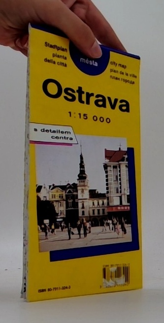 Ostrava Plán města. 1: 15 000