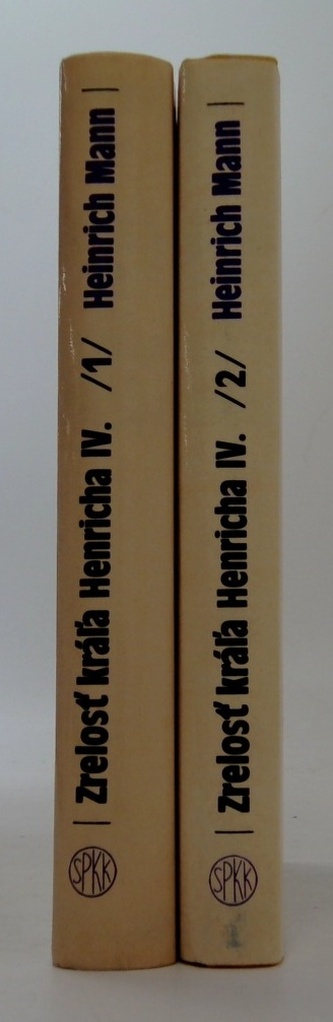 Zrelosť králá Henricha IV. svazek I. a II. díl