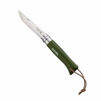 001703 OPINEL OPINEL VRI N°08 Trekking Khaki - vreckový nôž, rukoväť bukové drevo, khaki