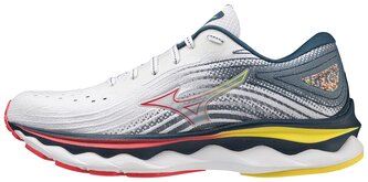 MIZUNO WAVE SKY 6 / White / Hibiscus / Buttercup Velikost boty: 38.5/5.5