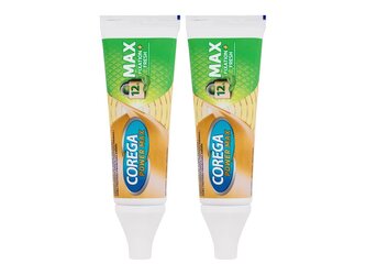 Corega Power Max Fixační krém Fixation+ Fresh 2x40 g Duo unisex