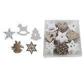 Vánoční přízdoby mix, 72 ks D6416