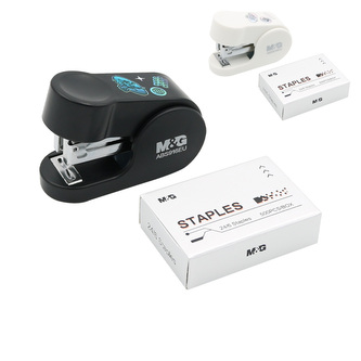 Zszywacz mini Hello Mars + zszywki 24/6 20K M&G;