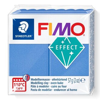 Masa termoutwardzalna Fimo 57g niebieski metal