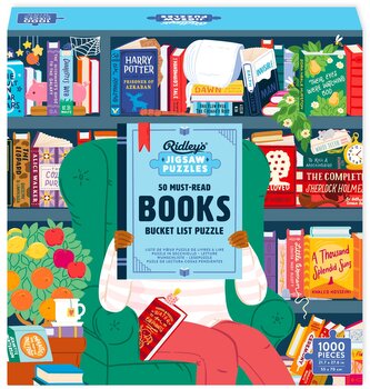 50 Must-Read Books of the World Bucket List. 1000-Piece Puzzle 50 Must-Read Books of the World Bucket List. 1000-Piece Puzzle