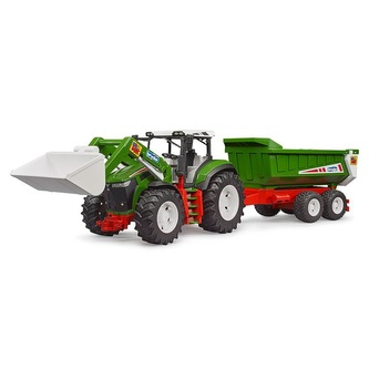 Bruder Traktor ROADMAX s čelním nakladačem a vozem Bruder Traktor ROADMAX s čelním nakladačem a vozem