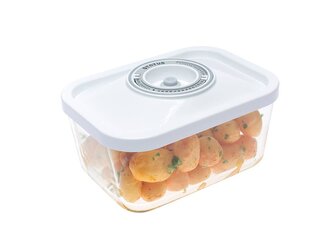 STATUS skleněná vakuová dóza 1,5l 181051, bílá