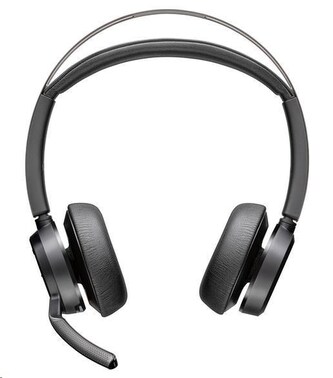Poly Voyager Focus 2 bezdrátová náhlavní souprava, BT700 USB-C adaptér, stereo