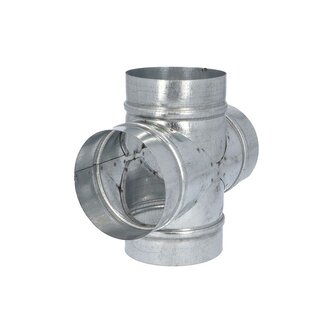 VENTS KM 150 Zn vzduchovod kovový-Spojka kříž 4x150mm