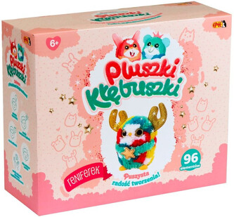 Pluszki-Kłębuszki 96el Reniferek