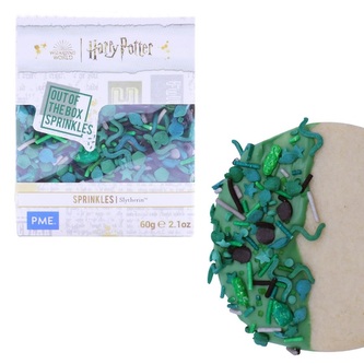 PME Cake Posypky kolejní - Zmijozel, Harry Potter PME Cake Posypky kolejní - Zmijozel, Harry Potter
