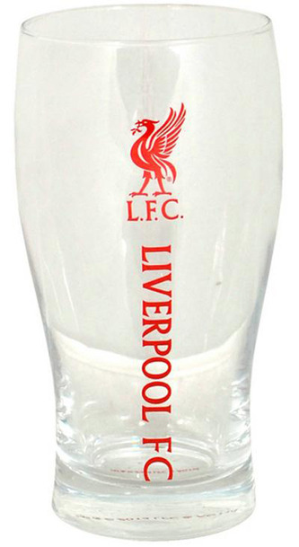 Sklenice FC Liverpool: znak čiré sklo (objem 470 ml)