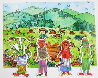 MARIONETINO Drak a strašidla pohádka k divadlu
