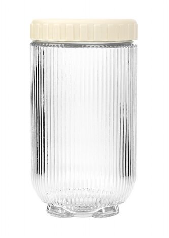 Skleněná dóza  TENZO | skleněná nádoba s uzávěrem na krém | 0,9 l | 885728 Homla