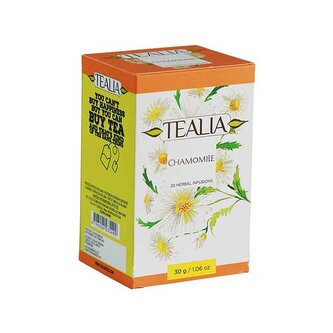 Tealia Chamomile, heřmánkový čaj (20 sáčků) DMT 7/2024