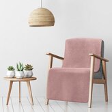 Přehoz na křeslo - bavlna s akrylem AMBRA růžová 70x160 cm Mybesthome