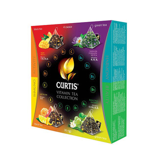 Curtis Tea Vitamin Collection, kolekce čajů (4x5 sáčků) DMT 10/2024