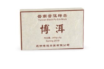 Tmavý čaj China Pu Erh Shu Yunnan Ming Qiang 2018 brick - 250 g