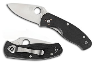 Spyderco C136GP Persistence vreckový nôž 7 cm, čierna, G10