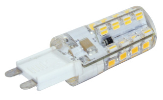 230V/2,5W G9 silikon, teplá bílá, 3000K, LED světelný zdroj