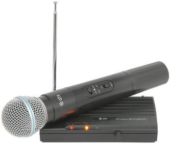 QTX VH45B, 1-kanálový bezdrátový mikrofonní set 174.5 MHz QTX VH45B, 1-kanálový bezdrátový mikrofonní set 174.5 MHz