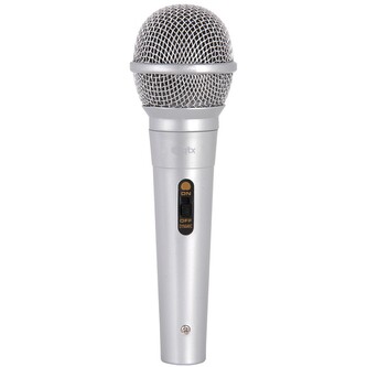 QTX DM11S dynamický mikrofon, stříbrný