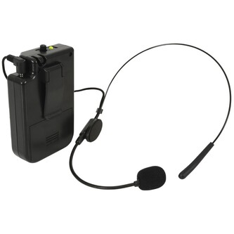 QTX BHS-175.0, náhlavní mikrofonní sada pro mobilní systémy QTX BUSKER/QUEST/PAL, VHF 175.0 MHz