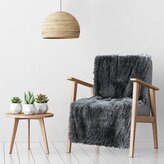 Přehoz na křeslo - sedačku TIFFANNY šedá 70x160 cm Mybesthome