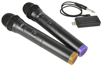 QTX U-MIC Sada bezdrátových mikrofonů, 863.2 + 864.8 MHz