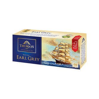 Thurson Earl Grey, černý čaj (25 sáčků)