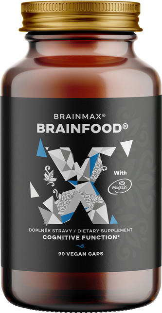 BrainMax BRAINFOOD, 90 rostlinných kapslí BrainMax BRAINFOOD, 90 rostlinných kapslí