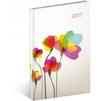 Cambio týdenní diář Květiny 2017