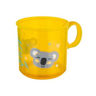 Canpol babies Hrneček protiskluzový EXOTIC ANIMALS 170ml žlutý