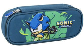 Penál na tužky Sonic Prime: Rychlost (23 x 9 x 5 cm)