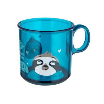 Canpol babies Hrneček protiskluzový EXOTIC ANIMALS 170ml modrý