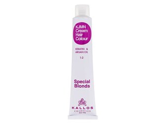 Kallos Cosmetics KJMN Barva na vlasy Cream Hair Colour Keratin & Argan Oil 100 ml 000 Lightener Special Blonds pro ženy