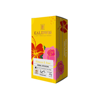 Ealdwin Hibiscus & Rose, bylinný čaj (20 sáčků)